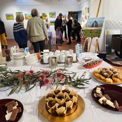 The Opening of the Exhibition.