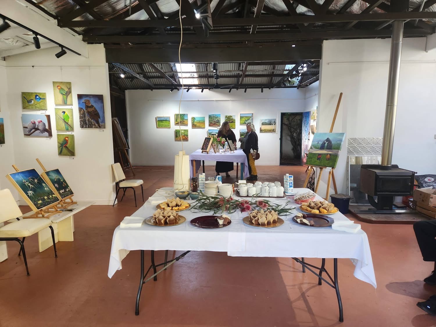 The Opening of the Exhibition.